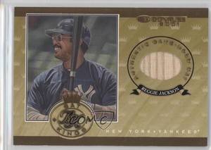 2001 Donruss Bat Kings /250 Reggie Jackson #BK-7 HOF