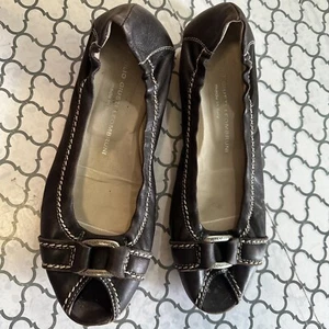 Zapatos para mujer Attilio Giusti Leombruni 39 marrón punta abierta planos 9 M AGL - Imagen 1 de 5