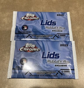 2023 Topps Coperchi Cromati Mitchell & Ness 3 Confezioni Promozionali Lotto Sigillato x2 - Foto 1 di 1