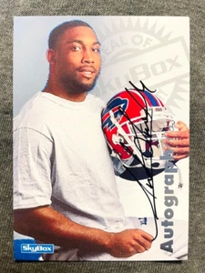 1997 Skybox Premium Antowain Smith Rookie RC Autographics Auto Autogrammkarte - Bild 1 von 2