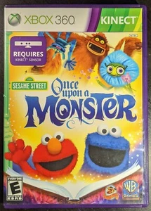 ESTUCHE Y DISCO Sesame Street: Once Upon a Monster (Microsoft Xbox 360, 2011) - Imagen 1 de 4