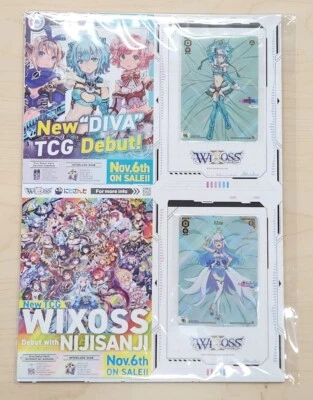 Cubierta de demostración de papel Wixoss + promoción WXDi-P001 y WXDi-P002 - sellado en inglés Foto 1 de 2