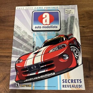 Auto Modellista Official Strategy Guide Book Brady Games 2002 - Picture 1 of 2