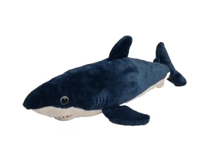 Peluche Squalo Mako Repubblica Selvaggia REALISTICO Blu Giocattolo Peluche 20" - Foto 1 di 14