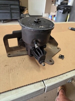 1957-58 Oldsmobile Power Steering Pump & Mount Used Original - Image 1 of 2