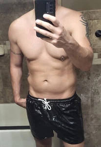 Shein Black Metallic Dazzle Shorts Mens XL NWT - Picture 1 of 3