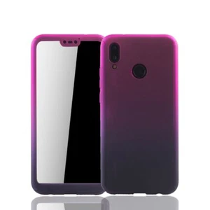 Etui Komórka Ochrona do Huawei P20 Lite Full Case Cover Ochrona wyświetlacza 360 Fioletowe - Zdjęcie 1 z 4