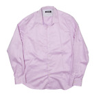 DKNY Plain Shirt Purple Long Sleeve Mens XL