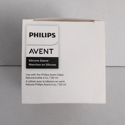 Capa de silicone azul Philips Avent para uso com vidro Avent natural frasco de 4 oz - Imagem 1 de 4