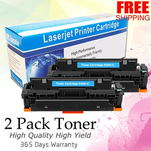 2 PK 046 H Laser Toner For Canon 046 CYAN imageCLASS MF735Cdw MF733Cdw 1253C001 - Picture 1 of 3