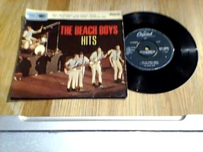 THE BEACH BOYS HITS 1st CAPITOL UK MONO PS EP 1966 Brian Wilson Surf Rock -1 -1 - Image 1 of 2