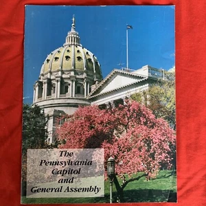 Folleto de recuerdo vintage de EL CAPITOLIO DE PENNSYLVANIA Y ASAMBLEA GENERAL - Imagen 1 de 8