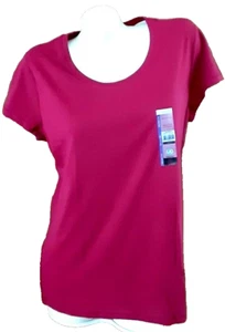 No Boundaries Scoop Neck Short Sleeve Semi-Fitted Red Tee Size XXL (19) NWT - Picture 1 of 4