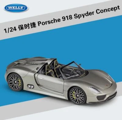 Welly 1:24 Porsche 918 Spyder Concept Diecast Metal Model Car New in Box - Image 1 of 4