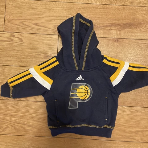 Adidas Indiana Pacers NBA Hoodie SweatShirt Infant Toddler Size 12 months 12M Cover