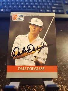 1990 Pro Set Dale Douglass Signed Autographed Golf Card - Picture 1 of 1