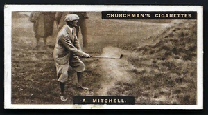 CHURCHMAN - FAMOUS GOLFERS - #32 ABE MITCHELL - Picture 1 of 2