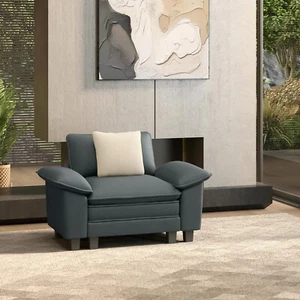 Modular Sectional Sofa Chenille Cloud Couch with Chaise and Cushion 4/3/2/1-Seat - Picture 1 of 49