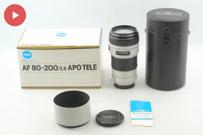 【NEAR MINT in BOX】Minolta HIGH SPEED AF APO TELE 80-200mm F2.8 G Lens Lens JAPAN - Image 1 of 4