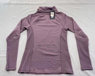 NUEVO Mujer Under Armour INFRARROJO Embudo Cuello Talla PEQUEÑO Ajustado $80 Malva Foto 1 de 4