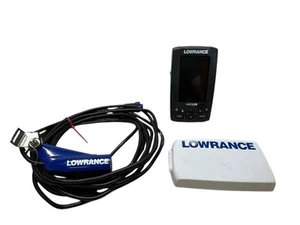 LOWRANCE CHIRP Hook 4 - FishFinder-Head Unit & Cover W/ Transducer - Picture 1 of 8
