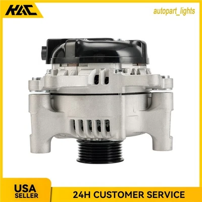160A Alternator Fits 2012-2017 Jeep Wrangler & 2018 Jeep Wrangler JK 68078950AA - Image 1 of 4