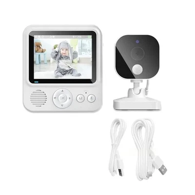 1X(2,8--Babyphone Video LCD, 2,4G Telecamera di Sicurezza Wireless per Bambini, 2-2127 - Immagine 1 di 4