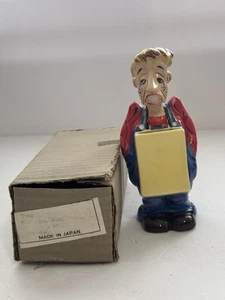 Vintage Kreiss Psycho Ceramic Hobo Razor Disposal Orig Box - Picture 1 of 8