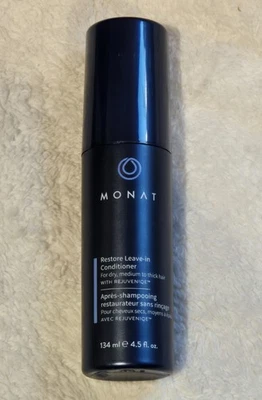 Monat Restore 免洗护发素 带 Rejuveniqe 4.5 盎司 - 适用于干性中厚头发 — 第 1/4 张图片