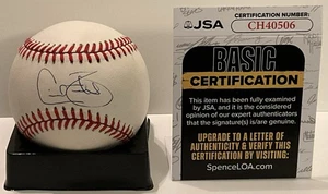 Cecil Fielder Autographed AL Baseball Bobby Brown JSA Authentic - Picture 1 of 1