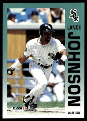1992 Fleer Lance Johnson Chicago White Sox #87 - Image 1 of 2