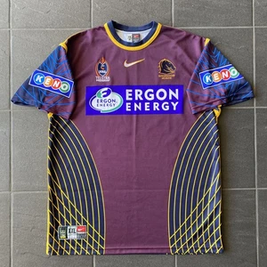 Vintage Brisbane Broncos 2002 NRL Jersey XXL Nike Ergon Energy #20 Player Issue? - Picture 1 of 13