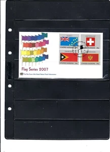 Bandera FDC 2007 (combo) - UNPA Cachet (461A) - Imagen 1 de 1
