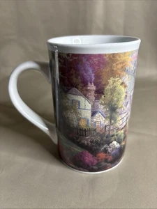 2004 Thomas Kinkade Coffee Mug Cottage Horse & Buggy EUC - Picture 1 of 6