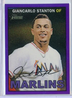 Фиолетовые рефракторы 2016 Topps Heritage: комплектация 1–500 - Изображение 1 из 2