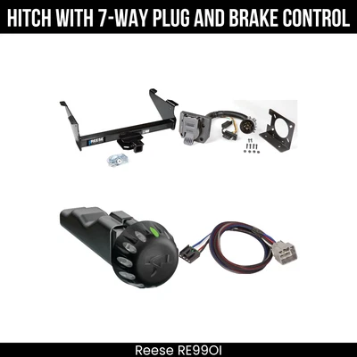 Control de freno de cableado paquete de remolque Reese para 03-24 Dodge Ram 2500 3500 03-08 Ram 1500 Foto 1 de 4