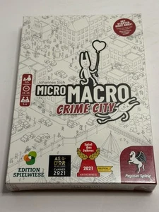 Micro Macro Crime City Board Game by Pegasus Spiele 2021 - New / Sealed - Picture 1 of 6