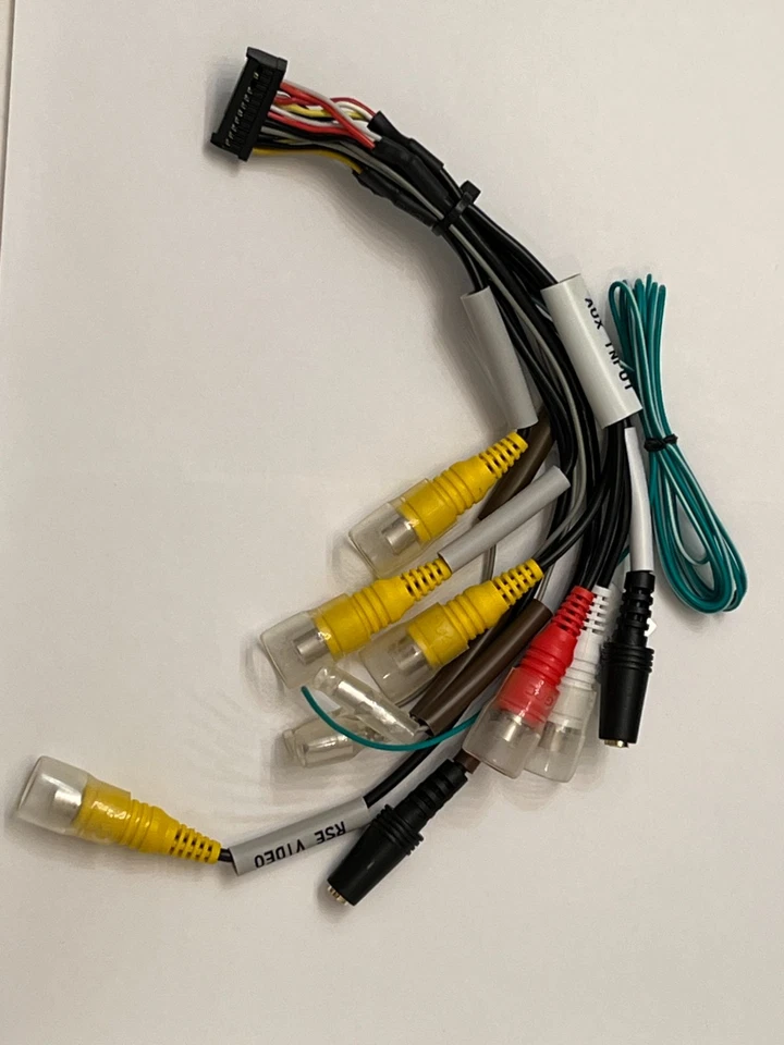 ALPINE INE-W970HD RCA Cable Speed Sensor Camera Mic SW Remote NEW OEM X2 - Image 1 of 1