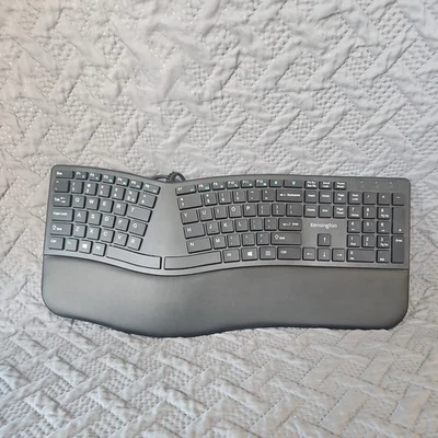 Kensington Pro Fit Ergo Wireless Keyboard Tested Dongle Included - Image 1 of 4