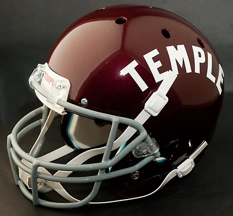 TEMPLE OWLS 1972-1979 Schutt AiR XP Gameday REPLICA Football Helmet Cover