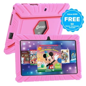 Contixo V8 7" Kids Tablet - 32GB, Exclusive 50 Disney Storybooks (Value $200) - Picture 1 of 49