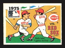 1971 Fleer Laughlin World Series #73 1975 - Reds vs. Red Sox