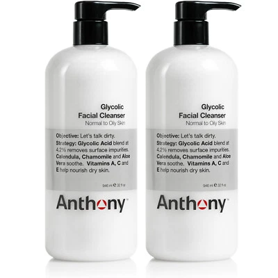 Limpiador facial glicólico Anthony 32 OZ (paquete de 2) Foto 1 de 4