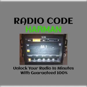 ANTI-THEFT HARMAN RADIO CODE SERIES UCONNECT 8.4 VP4 B STEREO PINCODE SERVICE - Picture 1 of 5