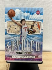 Cade Cunningham 2022-23 Panini NBA Hoops Skyview Winter Card #14 Detroit Pistons