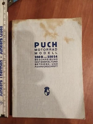 9.7 Puch 250 S4 R 1937 ? Betriebsanleitung Original Manual Handbuch Oldtimer  - Bild 1 von 4