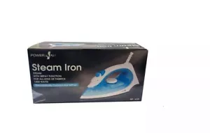 Powerplus Steam Iron with spray function 1400w Blue and White colour new - Picture 1 of 1