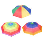 3pcs Umbrella Hat Head Wear Umbrella Hands Free Umbrella Fishing Umbrella