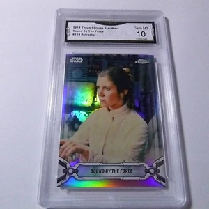 Princesa Leia 2019 Topps cromo refractor Star Wars # 124 grado 10 L@@K - Imagen 1 de 2