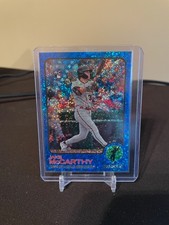 2022 Topps Heritage High Number Jake McCarthy Rookie Card #616 - Blue Sparkle